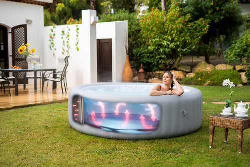 Grenada large energy efficient inflatable hot tub model